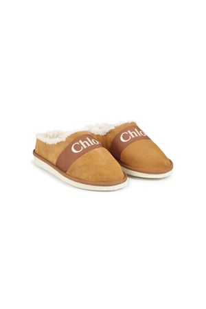 slippers in acetato marrone CHLOE' KIDS | C20285239